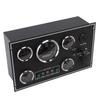 Tachometer Water Temp Meter Voltmeter Oil Pressure Oil Level Gauge Multifunction Panel with Ignition Key for RV Boat