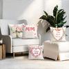 4Pcs Happy Mother'S Day Print Single-Sided Cushion Cover For Living Room Bedroom Car Home Decor