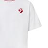Converse T Shirts Men's White Crew Neck Moderate Straight Fit 10020887-A02