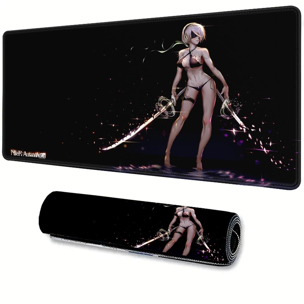 NieR Automata x Mouse Pad Gaming Accessories Keyboard Desk Mat Computer Deskmat Pc Gamer Mats Anime Sexy Girl Mousepad Xxl
