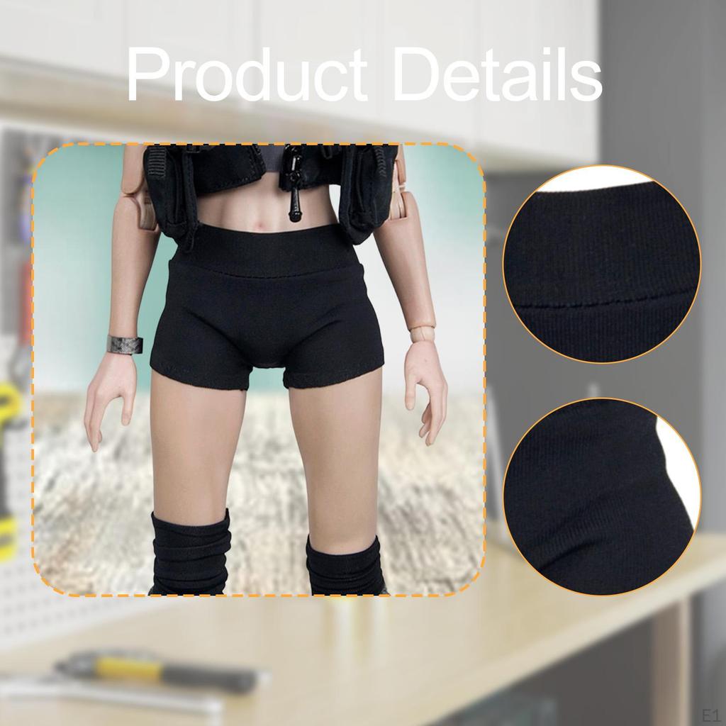 1/6 Scale Female Clothes High Waisted Fitting Running Fashion Costume Accessory Dressing up Elastic