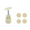 Mooncake Mold Household Pressed Flower Snowskin Mooncake Dessert Pastry Baking Model Mung Bean Cake Grinding Tool