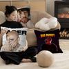 Cuscino Cantante Bad Bunny Cuscino Anime Copricuscino per Divano Letto Testiera Copricuscino 45x45 cm Moda