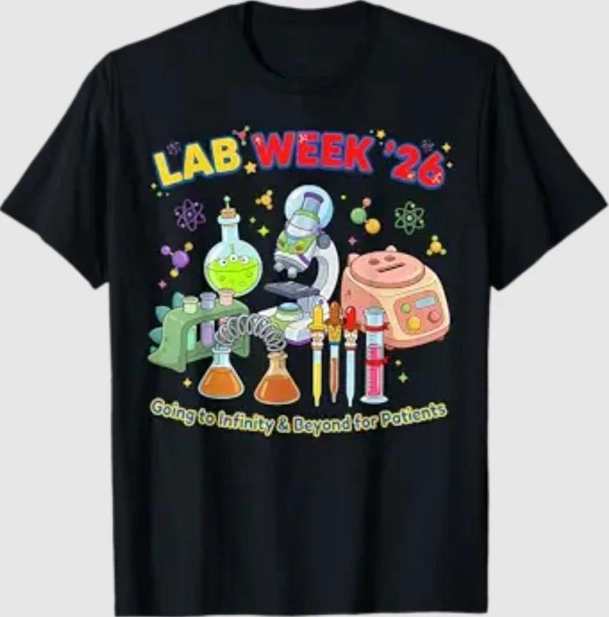 Lab Story Lab Week 2026 Medical Laboratory Technician Team T-Shirt XXXL