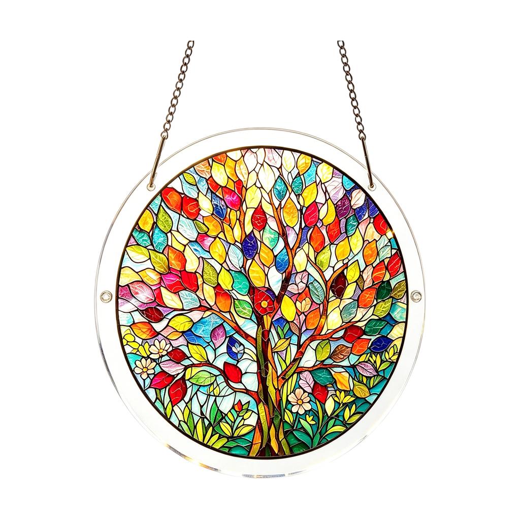 Acrylic Puzzle Suncatcher 83 Pieces, Wisteria In Glasslight Sun Catchers Puzzle, DIY SunCatchers Puzzles Window Hanging, Home & Garden Decor, 7.4 In