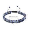 Unique Handcrafted Beaded Stretch Bracelet With Mixed Crystals Delicate Wristband For Protections And Wellness