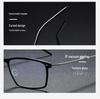 Unisex Retro Pure Titanium Screwless Glasses Frame for Myopia - Celebrity Style 6544