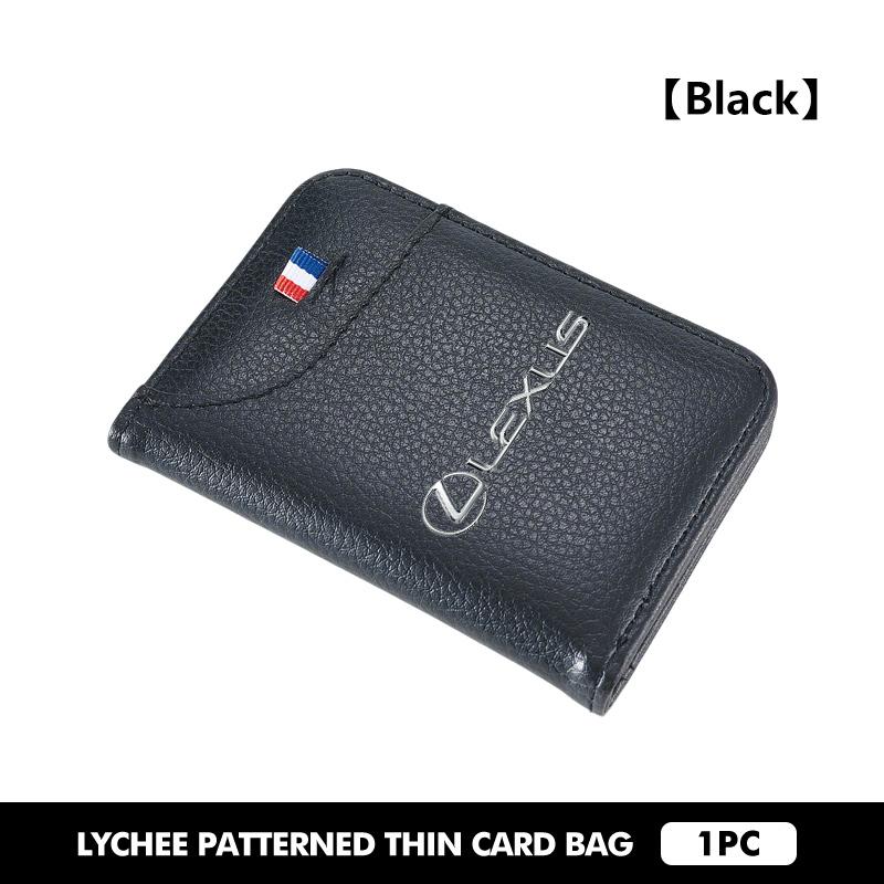 Car Wallet Driver's Licence Insurance Card Holder Multi Pocket Wallet For Lexus RX350 IS250 IS200 GS300 LX570 RC350 UX250h ES350 HD7