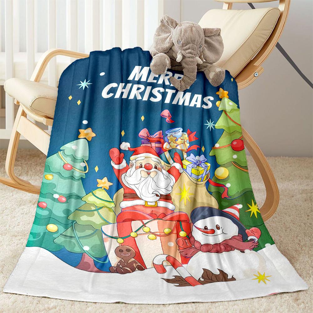 Christmas 45 Blanket Soft & Cozy Perfect for Sofa Picnics Office Chair for All Seasons Stylish Decor Birthday Christmas Gift Blanket