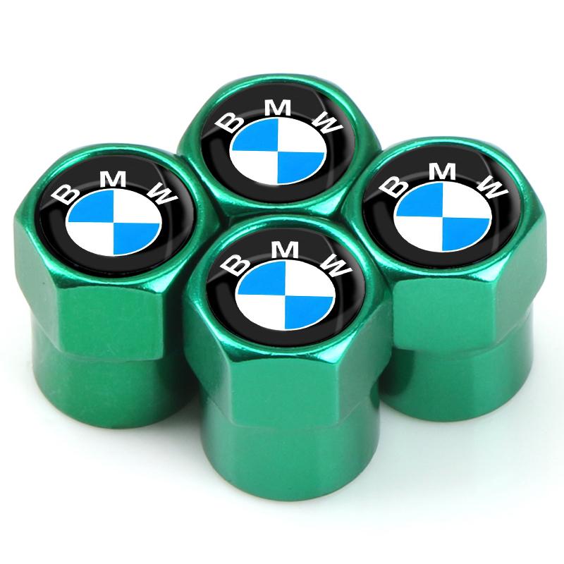 4PCS Car Wheel Tire Valve Cap Dust Protection Cover Accessories For BMW E46 E39 E90 E60 E36 F30 F10 E34 X5 E53 E30 M4 M5 X5 X6