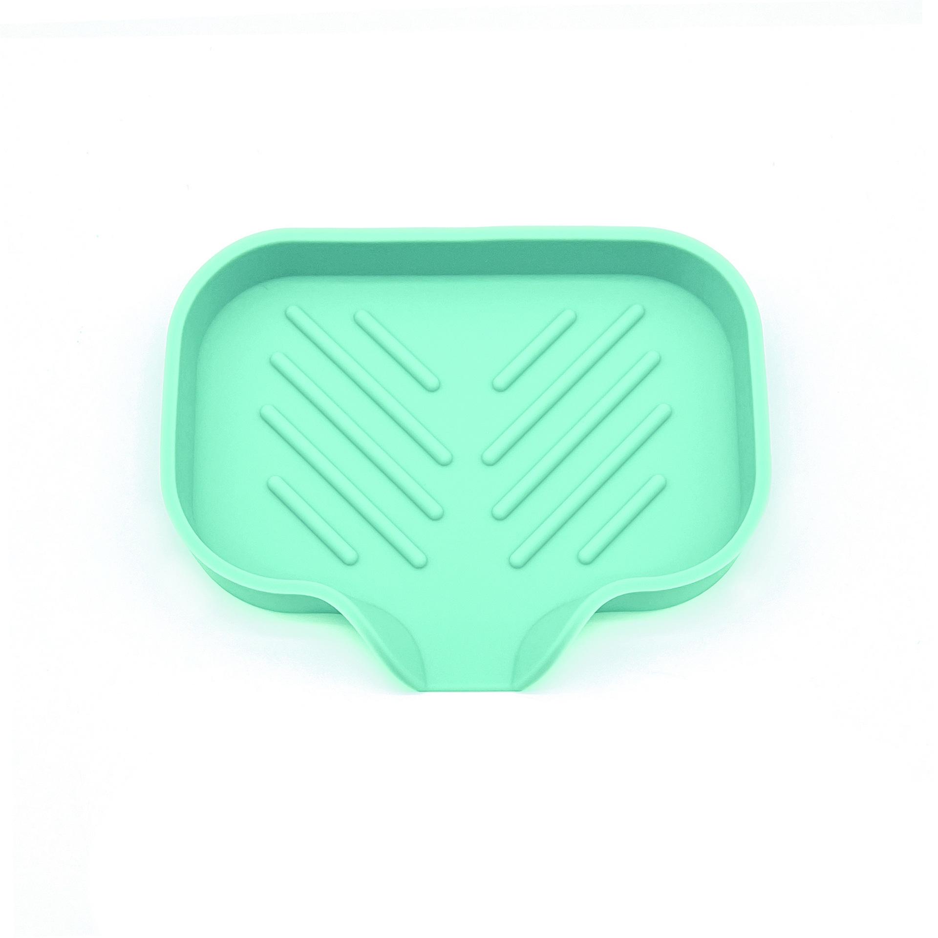 

Силиконовая подставка для мыла и раковины: Многофункциональный, Брызгозащищенный, Нескользящий Дренажный Коврик