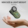 Mini EDC Flashlight Magnetic Charging Motion Sensor, Ultra Bright Clip On Headlight Portable Pocket Work Light for Hats Camping Hiking Emergency