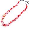 NOA [K0168] - Designer Necklace 'Coloring' Red Orange Pink