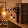Decorative LED Book Nook Lamp Vintage Metal Library Night Light Pumpkin Ghost Lantern  Home Office