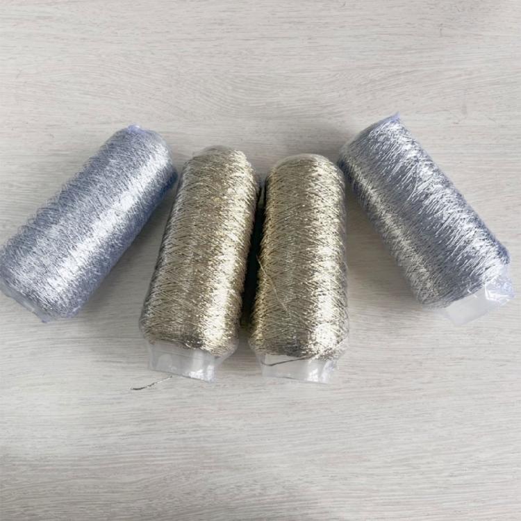 200g/Roll Metallic Crochet Thread for Making Handbag, Purse, Clothing Embellishments, Knitting Thread Yarn