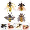 Plastic Bee Ornaments Simulated Insect Toy New Lifelike Model  Child