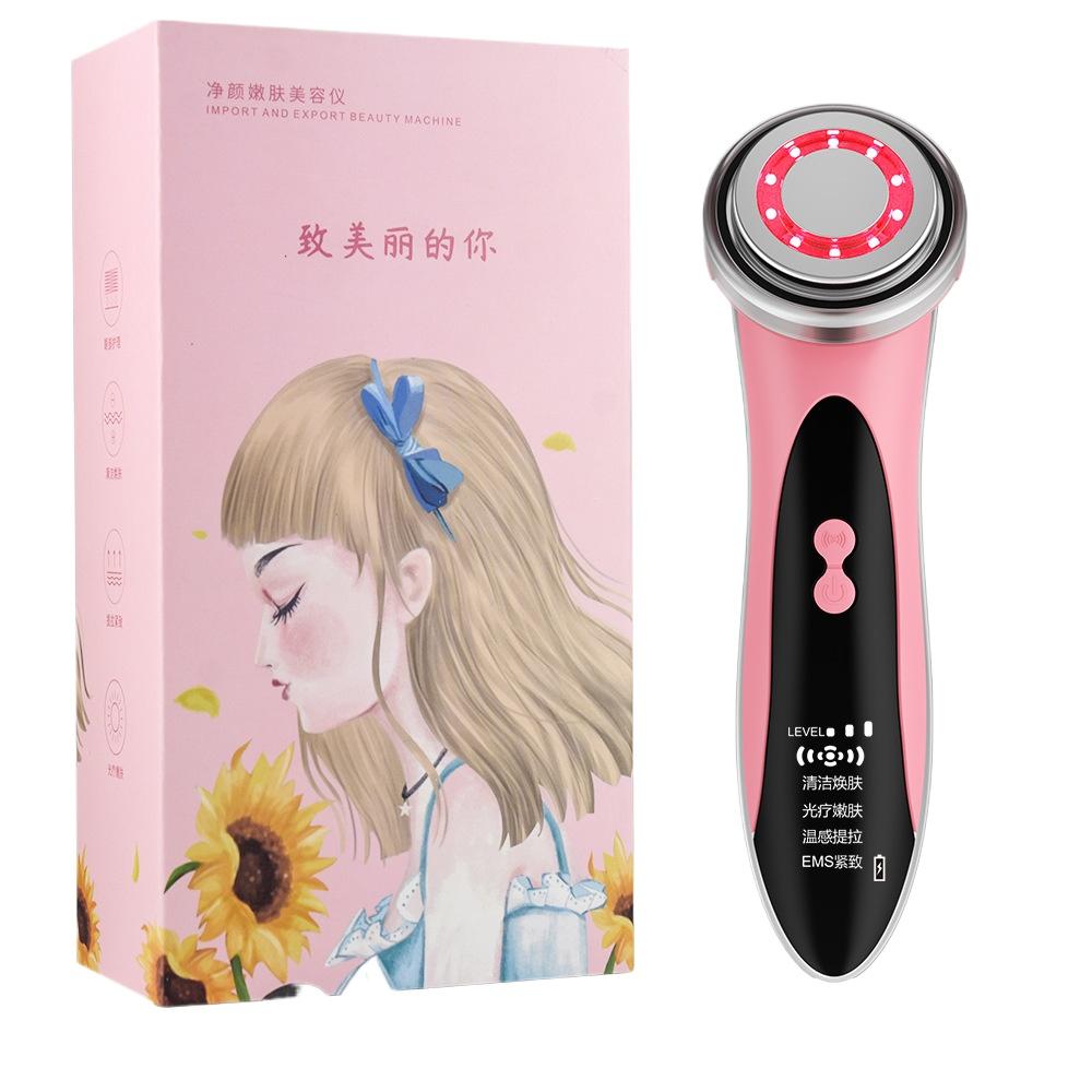 Beauty Instrument Household Introducer Export Face Wash Instrument Cleanser Photon Rejuvenator Color Light Firming Instrument