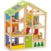 Doll Furniture - Hape - E3401 - All-season House - Furnished