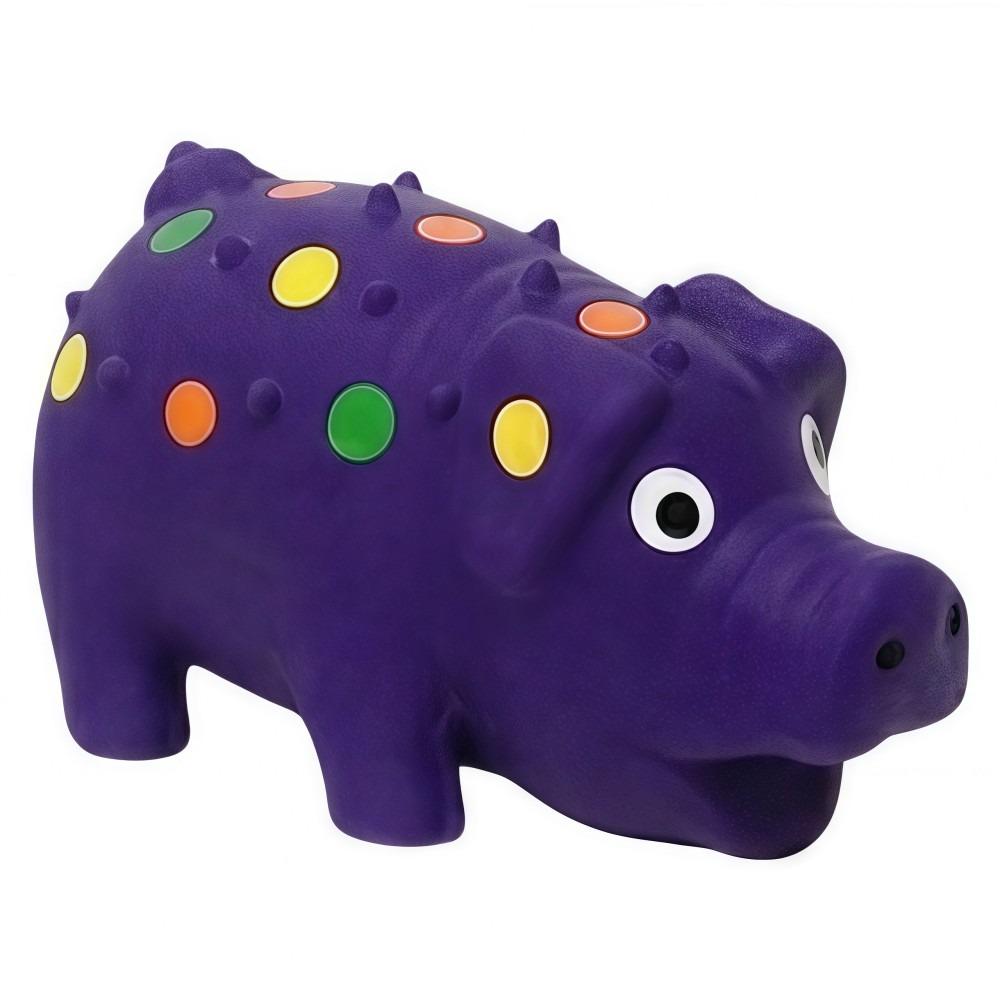 Interactive Latex Spot Grunting Pig Toy Soft Dog Chew Toy  For Small Medium Large Dog