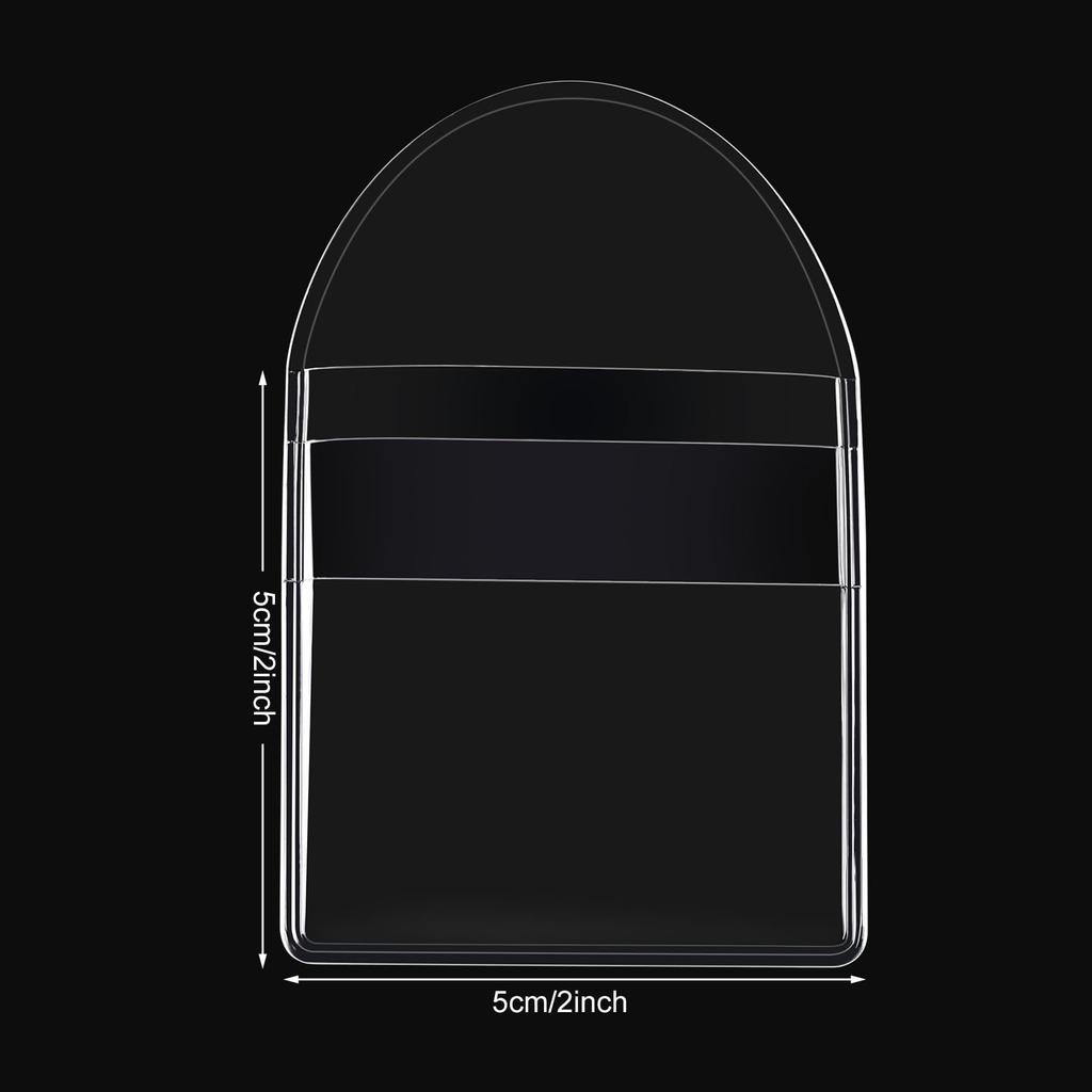 50Pcs Single Pocket Coin Sleeves Coin Storage Sleeves Coin Protectors Clear Coin Holders for Coin Collectors Protector