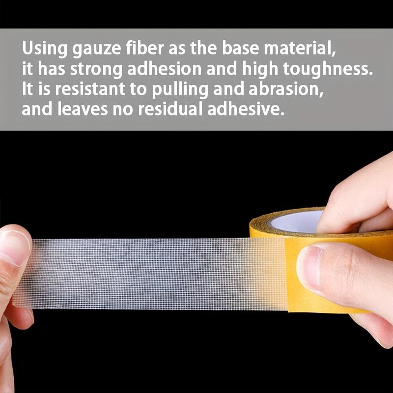 High-strength double-sided tape: Our cloth-based double-sided tape can be strongly adhered to carpets, rugs, runners, refrigerators