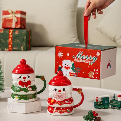 Regalo di Natale per Ragazze Da Dare alle Loro Migliori Amiche Tazza Creativa di Natale Pupazzo di Neve Regalo Ricordo Pratica Tazza di Alto Valore
