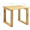 VidaXL Garden Lounge Chair with Table and Cushion Impregnated Pine