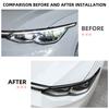 For VW Golf 8 MK8 GTI GTD GTE R R-LINE TSI TDI 2020-2024 Headlight Eyebrow Eyelid Head Lamp Decoration Trim Sticker Accessories