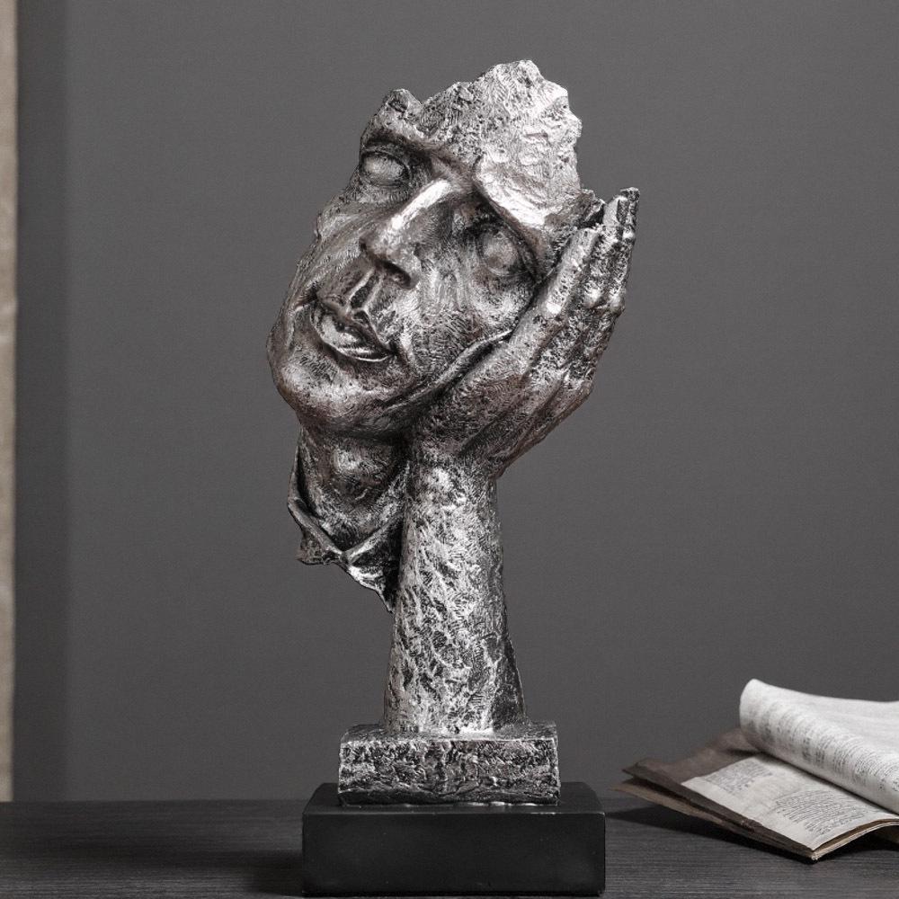 Скандинавские легкие современные абстрактные смоляные фигурки-украшения для гостиной или офиса