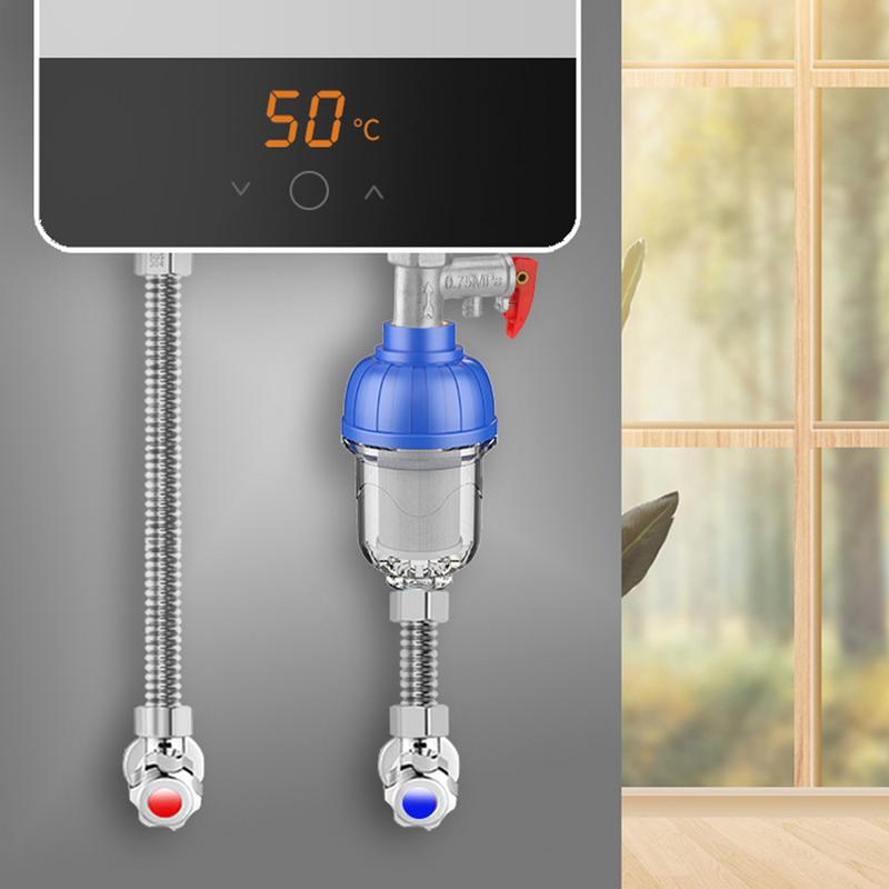 Stainless Steel Water Heater Filter Household Electric Water Heater Pre-filter Water Inlet Special Tap Water Purify Accessories