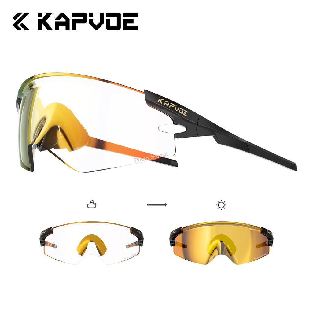 Bike Cycling Glasses UV400 Men Outdoor Sports Pochromic Sunglasses Bicycle MTB Night Riding Camping Running Equipment