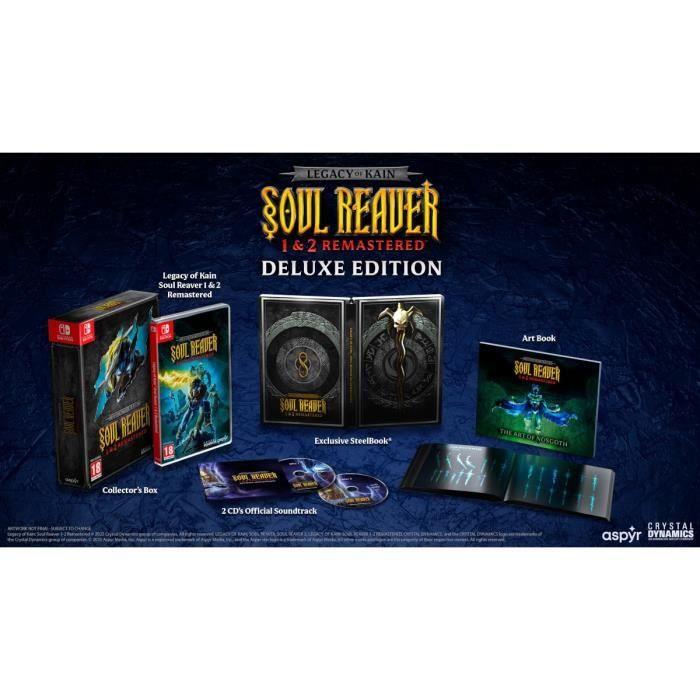 Legacy of Kain Soul Reaver 1&amp;2 Remastered - Jeu Nintendo Switch - Edition Deluxe