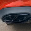 Aluminum Rear Bumper Exhaust Tail Pipe Cover Trim for GLC Class 2024 Car Exhaust Pipe Cover Replacement Accessories