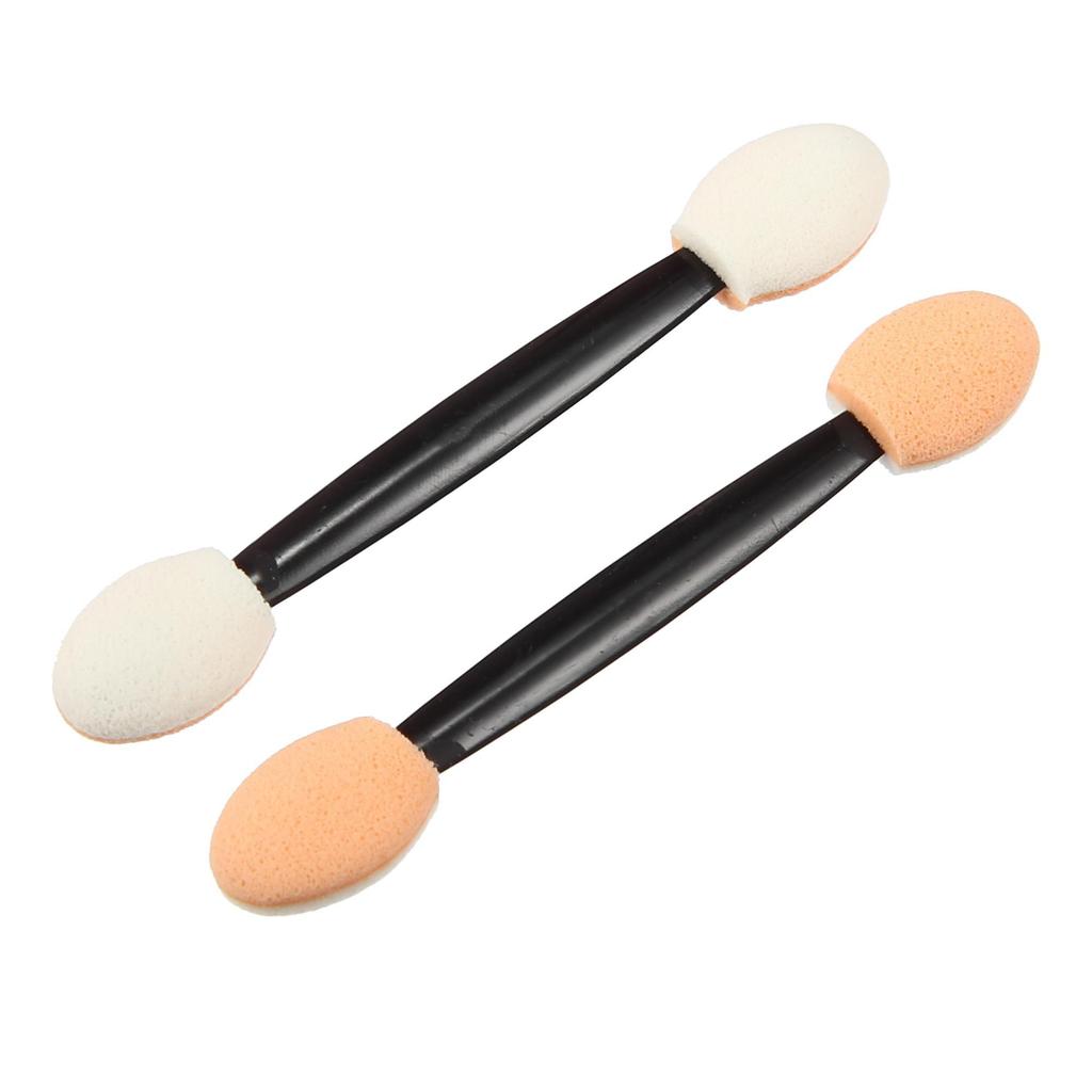 25Pcs Eyeshadow Applicators With Storage Container Disposable Eyeshadow Sponge Brush Double-Sided Eye Makeup Applicators LM