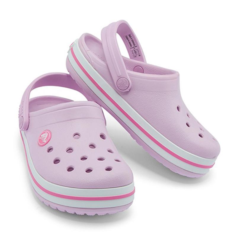 Crocs Bayaband Casual and Comfortable Sandals Ballet Pink Children's Style