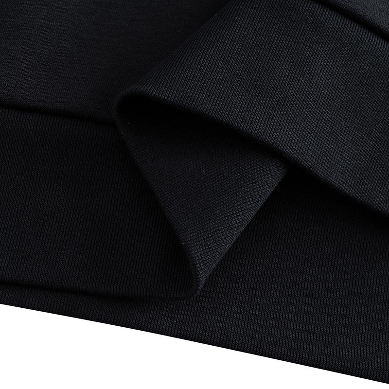 Anta Big Logo Casual Fashion Sports Versatile Campus Commuting Loose Comfortable Fleece Thick Warm Pullover Sweatshirt Men sweatshirt 952548702-4