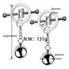 Orirya Nipple Nipple Nipple Adult Nipple Adult SM Clit and Nipple Ball Adult Nipple SM 1 Pair Screw Clips Clips, Rings, Development, Cosplay, Toys,