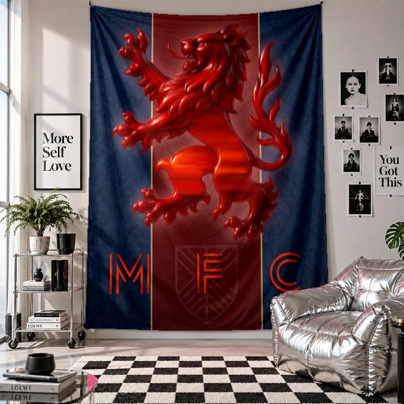 Middlesbrough Wandteppich Heimdekoration Wandbehang Tuch für Schlafzimmer Wohnzimmer Hintergrund
