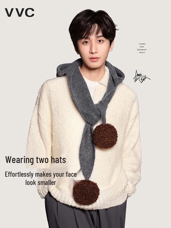 VVC Velvet Cloud Scarf Hat