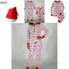Festive Christmas Family Pajamas Set For Men Women Baby Kids Featuring Deer Print Design
