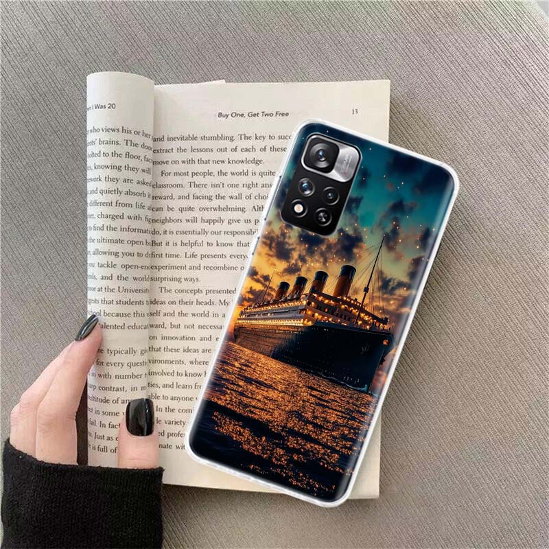 T-Titanics Movie Phone Case For Redmi Note 13 12 Pro Plus 14 15 Pro 5G 11 11T 11E 11S 10 Pro 10S 9 9S Cover Cell Clear TPU Capa