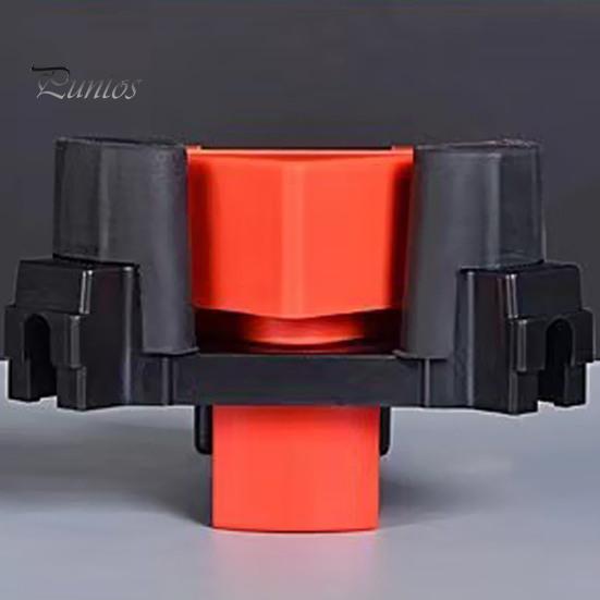 Praktische rechtwinklige Klemme für die Holzbearbeitung, roter Kunststoff, zum Aufstecken, keine Montage, langlebige, sichere Griffigkeit, Eckklemme, Tischlerwerkzeug-Set