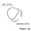 Minimalist Hollow Round Ring Stainless Steel Gold Open Women Rings Trendy Jewelry Gift In