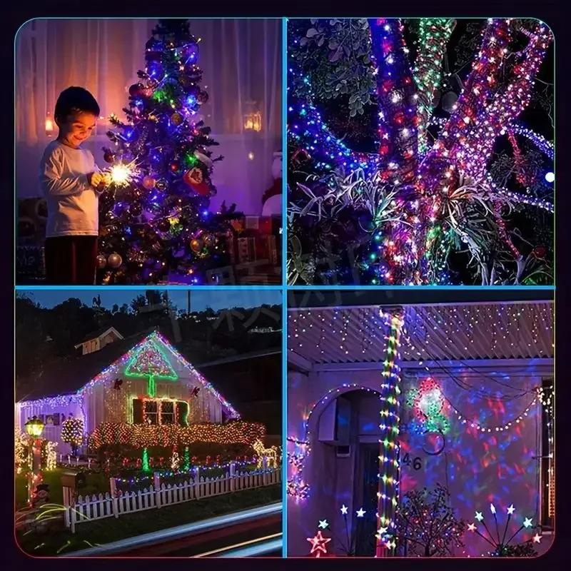 USB RGB IC Color Changing Fairy String Lights with 32 Keys Remote Control for Christmas Wedding Party Gaming Room Decoration