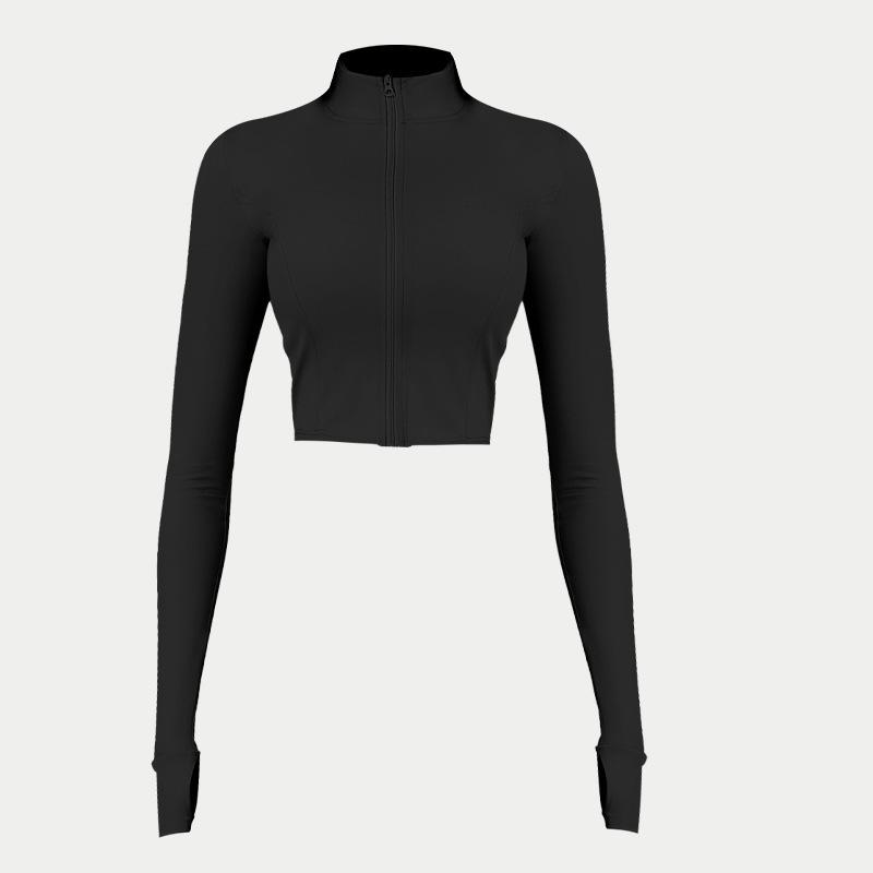 

Women s Quick-Dry Yoga and Cycling Jacket - Lulu Style, Autumn Edition L