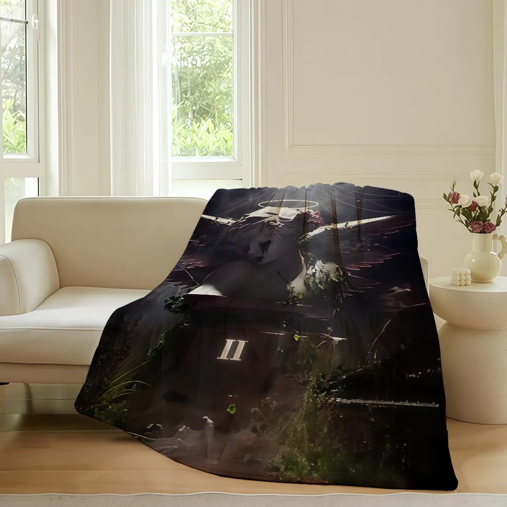 Mexican Singer Junior H Blanket For Sofa Office Bed Plane Travel Sleep Read Relax Camping Soft And Warm