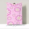 Cute Flowers Microfiber Blanket Oversized 200x300 Personalized Blanket Sofa Winter Home and Decoration Luxury Blankets Bed Throw
