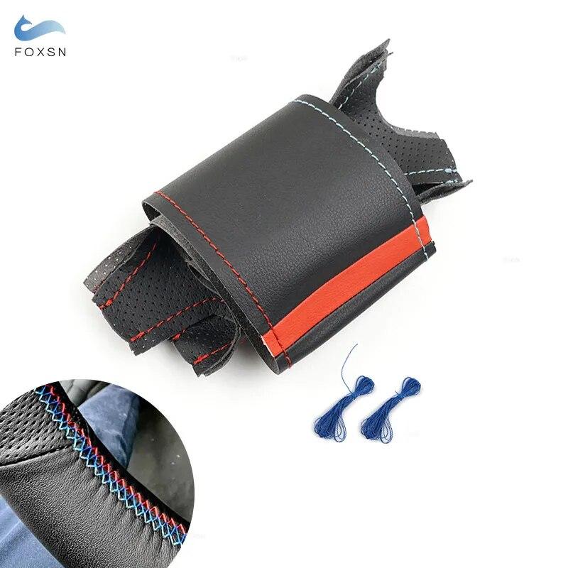 Pro BMW 1 3 řady E82 E87 120i 130i E90 320i 2008-2013 X1 E84 2011 Potah volantu z perforované kůže