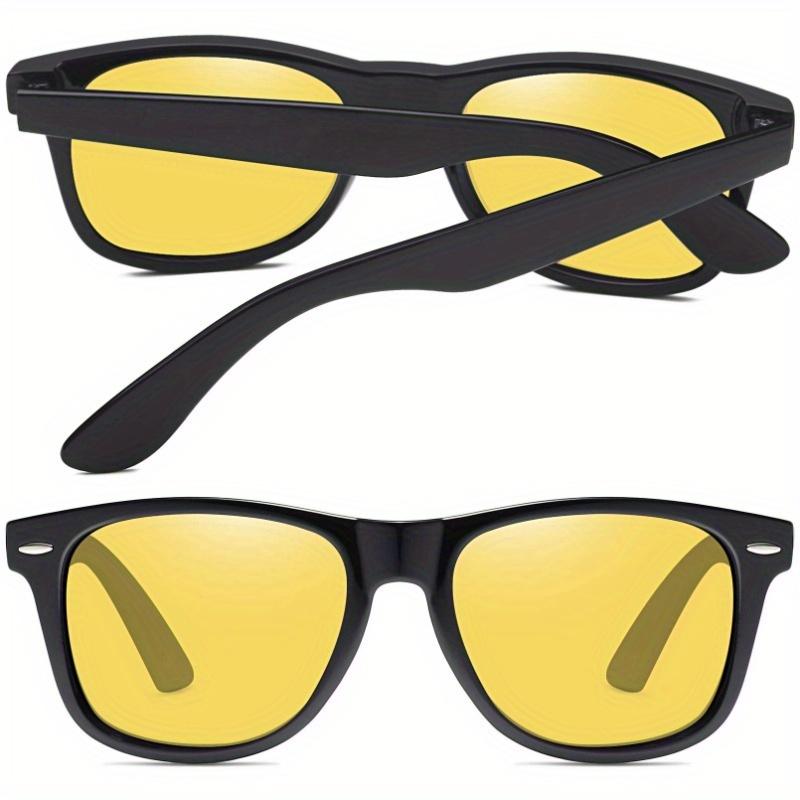 1/2 шт. большие квадратные ночные очки мужские спортивные очки ночного видения унисекс — фото 10