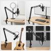 2pcs Adjustable Positioning Screw Microphone Stand Clamp Table Clamp C-Shaped Clamp  Mic Suspension